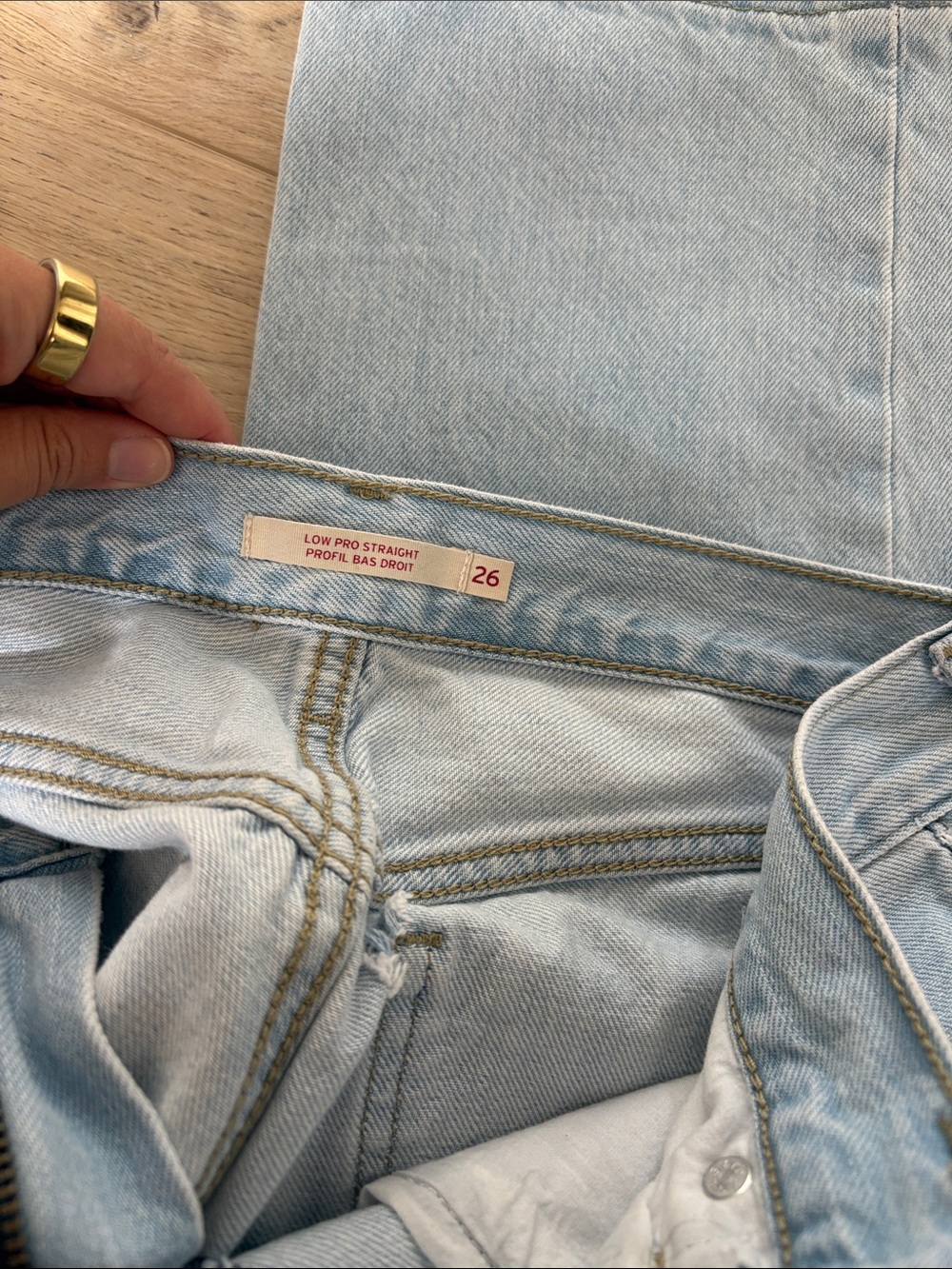Lévis Women’s Low Pro Straight Jeans - Size 26